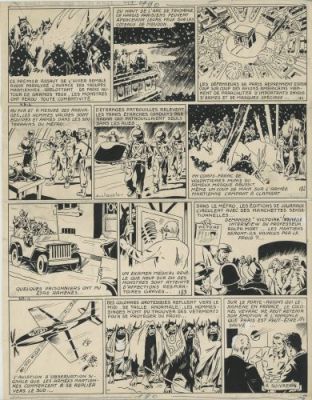 Auguste Liquois | Guerre à la terre, planche 46 | Galerie 9ème Art