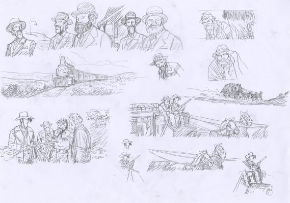 Brüno | Lucky Luke, 2025 - Dakota 1880 | Huberty Breyne Gallery