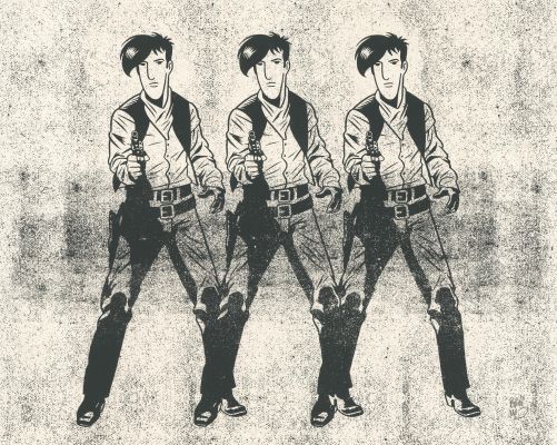 Brüno | Lucky Luke, 2025 - Hommage à Warhol | Huberty Breyne Gallery
