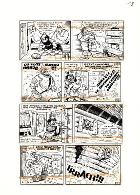 Janusz Christa | Kajko i Kokosz. Woje Mirmiła, strona 18 | Galeria Komiksu