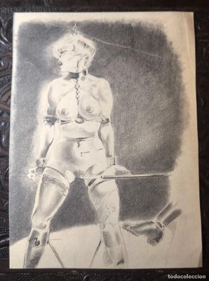 ILUSTRACIÓN DIBUJO A LÁPIZ. Boceto Trabajo. Cómic pulp horror erótico. Escuela Valenciana Años 60/70 | todocoleccion (Buy It Now)