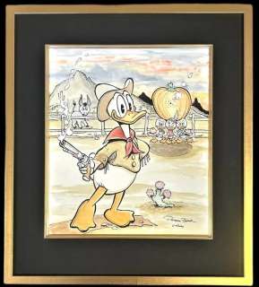 Patrick Block | Original watercolour by Patrick Block - Pumpkin Pistolero - EO - (2022) | Catawiki