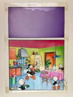 Giulio Chierchini, Studio Emme Gi | Paperino - Splash Page "Paperino e le VirtÃ¹ Aromatiche" - Page volante - Exemplaire unique - (2006) | Catawiki