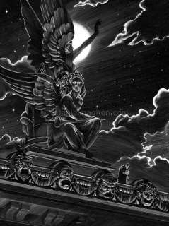 Nicolas Delort - Illustration intitulée Le Fantôme de l‘opéra