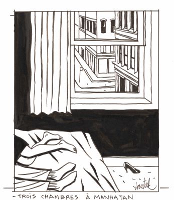 Loustal | Simenon, 2026 - Trois chambres à Manhatan | Huberty Breyne Gallery