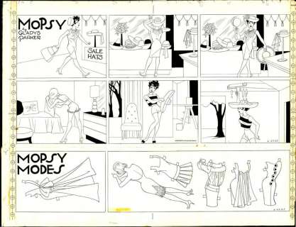 Parker - MOPSY Original Sunday Page,(1963) | Russ Cochran