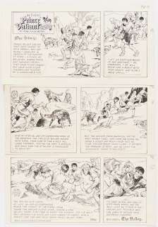 John Cullen Murphy ’’Prince Valiant’’ Sunday Comic Strip Original Artwork -- #3392 Dated 10 February 2002 | Nate Sanders