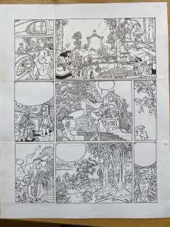 Kuijpers, Henk | Franka - Origineel plaat 5: "Zilveren vuur" + map met 3 schetsen | Catawiki