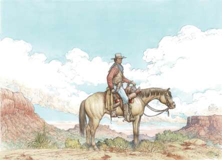 Blanc-Dumont | Blueberry, dessin original à l’aquarelle. | Septimus