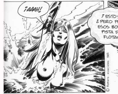 Romero, Enric Badia | Enric Badia Romero - Original strip - Axa - Size: 50,5 x 18 cm. - EO - (1985) | Catawiki