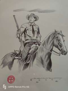 Alessandro Bocci | Alessandro Bocci - disegno originale "Tex" | Catawiki