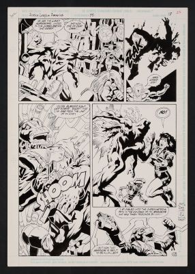 Original Art from Justice League America #95 (1995) Page 17 Pencils by Chuck Wojtkiewicz, Inks by Rich Rankin | mycomicshop.com