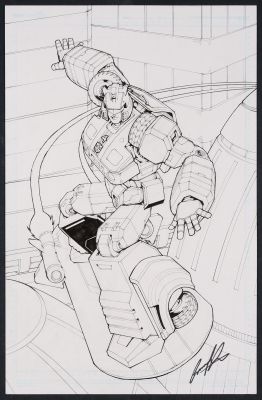 Andrew Griffith | Jazz (Transformers) Commission by Andrew Griffith | mycomicshop.com (Buy It Now)