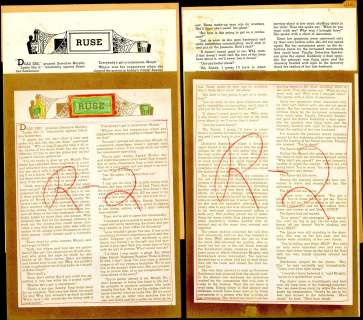 RUSE, CRIME PATROL #12, Text Story, 4 Pc. Collection (Jun-Jul 1949) | Russ Cochran