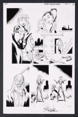 Ron Williams | Original Art from Unidentified Notti and Nyce Issue (c. 2020-2021) by Ron Williams Page 13 | mycomicshop.com