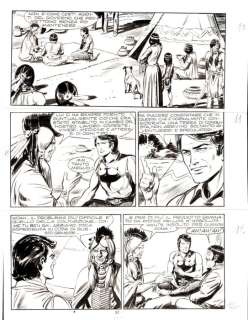 Gallieno Ferri - | Gallieno Ferri - Tavola Originale - Zagor n. 136 "Tigre" - (1976) | Catawiki