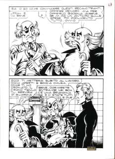 Magnus | Magnus - Tavola originale - Alan Ford n. 59 "Intrigo a Monte Calvo” - (1974) | Catawiki
