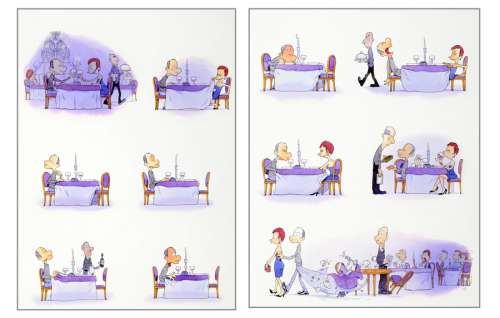 Zep - Happy Books, ensemble de deux planches Ã  l‘en…