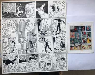 Daniel Torres | Torres, Daniel - Original page (p.5) + original colour page - Redlight Star - (1988) | Catawiki