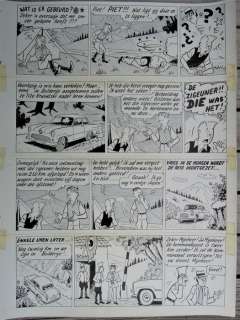 Jozef Van Hove (Pom) | Pom (Jozef van Hove) - Originele pagina (p.16) Piet Pienter en Bert Bibber 9 - Buldaarse Rhapsodie - (1958) | Catawiki