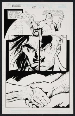 Mark Lipka | Original Art from Wolverine Wizard 1/2 (1997) Page 11 Pencils by Joe Phillips, Inks | mycomicshop.com (Buy It Now)