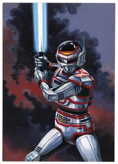 Masami Watanabe Hand-Drawn Color Illustration "Kyojuu Tokusou Juspion" | Mandarake (Big Web)