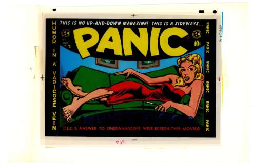 Panic #5 Color Key & 4 Color Seps, EC Library (1980s) | Russ Cochran