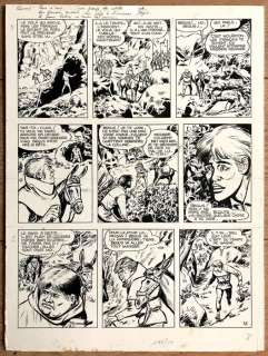 Sirius | Sirius - Planche originale - Les Timour T23 - L’Or du Gouffre - (1968) | Catawiki