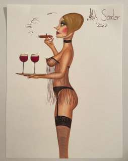 Alek Sander | Pin Up - Cameriera | Catawiki