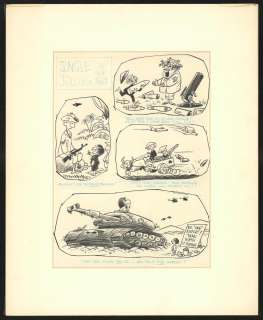 Tippit - JUNGLE JOLLIES, AIRMAN MAGAZINE, Gag Panel (c. early 1960s) NO RESERVE! | Russ Cochran
