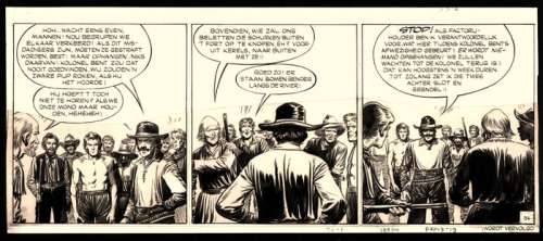 Kresse, Hans | Kresse, Hans - Originele strook - Matho Tonga - De Laatste der Mandan’s - (1953/1969) | Catawiki