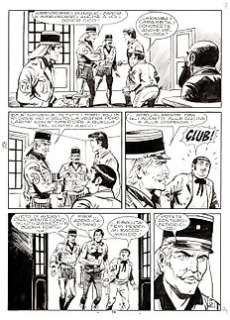 Franco Donatelli - - Franco Donatelli - 6x Tavola Originale - Zagor n. 154 "Senza tregua" - (1978)