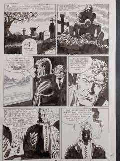 Alessandrini - Castelli | Martin Mystère Speciale n. 2 - Alessandrini, Castelli - Tavola Originale "Il Tesoro di Loch Ness" - Firmato - Page volante - Exemplaire unique - (1985) | Catawiki