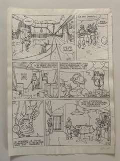 Arno | Arno - Planche originale (p.33) - Alef-Thau T6 - L’homme sans réalité - (1991) | Catawiki