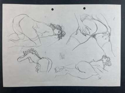 Angelo Stano | Angelo Stano - studio originale a matita - Page volante - Exemplaire unique | Catawiki