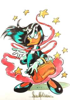 Lara Molinari | Lara Molinari - Illustrazione Originale "Amelia - Magica De Spell" - Firmato - Page volante - (2015) | Catawiki