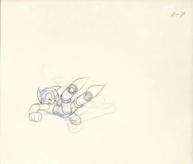 Osamu Tezuka Hand-Drawn Anime Genga ’Astro Boy (Tetsuwan Atom)’ 2 | Mandarake (Big Web)