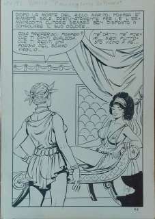 Studio Rosi | Pompea n. 2 - 120x tavole originali - Storia completa "L’allegro lutto di Pompea" - Page volante - Exemplaire unique - (1972) | Catawiki