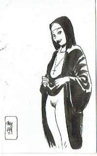 Jordi Bernet | Suorina impudica - J. Bernet - original artwork - Page volante - Exemplaire unique | Catawiki