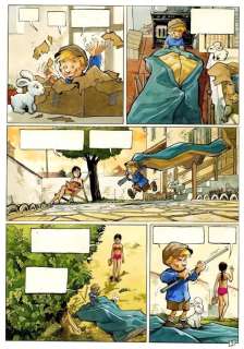 Berlion, Olivier | Berlion, Olivier - Planche originale + mise en couleur originale - Le Cadet des Soupetard - Histoires de vacances - (2005) | Catawiki