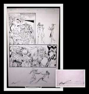 Rob Liefeld Youngblood Signed Original Comic Art | Taurus Auctions