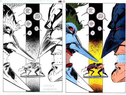 Vincent Giarrano - batman annual #16 p 58ÂÂ (sold live on ‘dueling dealers of comic art‘ episode #29 podcast on 8-4-2021 (re-watch this funny art selling show here)