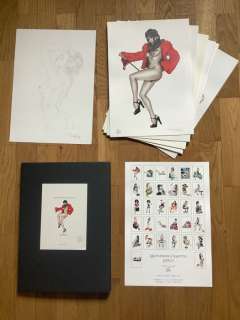 Giovanna Casotto | Giovanna Casotto - Portfolio Girls con disegno originale inedito - Page volante - EO - (2021) | Catawiki