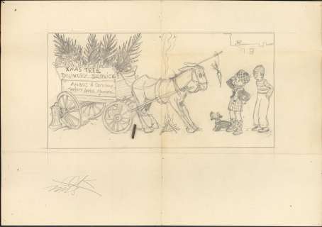 Carlson- Original Pencil Drawing | Russ Cochran