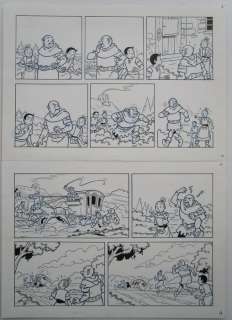 Morjaeu, Luc | Morjaeu, Luc - Suske en Wiske - Originele pagina (p.4) - De blikken blutser - (2005) | Catawiki