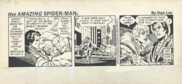 Fred Kida | The Amazing Spiderman, Daily strip du 15 décembre 1983 | Galerie 9ème Art