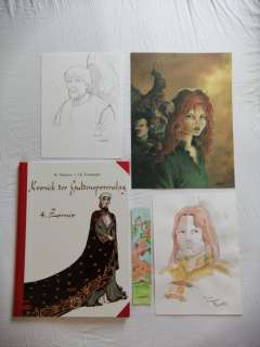 Ch.Verhaeghe | Kroniek der Guldensporenslag Deel 4 - Luxe Kroniek, 3x originele tekening, 1x ex-libris. - EO | Catawiki