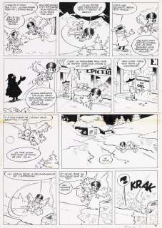 Dupa | Petit Biniou, planche n°4 Ã  l’encre de Chine du … | Millon