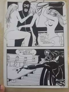 Milo Manara | Genius n. 25 - tavola originale - Page volante - (1971) | Catawiki