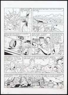 René Sterne - Planche originale N°17 - Le repaire du Katana - Adler